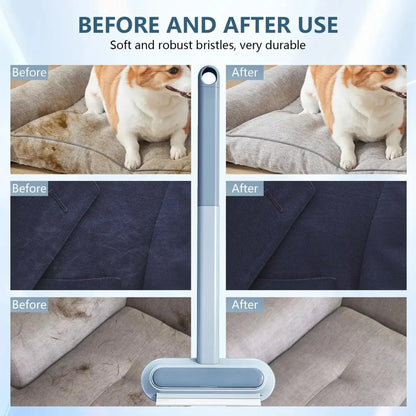 Pet Hair Removal Set Tool Reusable Static Removal Gloves Double-Sided Grooming Gloves Remove Dog Cat Hair Carpets Sofa Cleaner